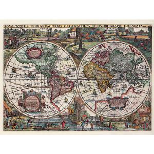 Ravensburger Historic World Map 1636 1500 piece jigsaw puzzle