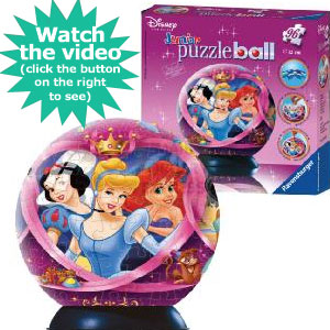 Ravensburger Junior Puzzleball My Disney Princess 96 Piece