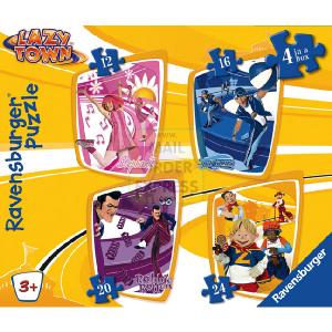 Ravensburger Lazy Town 4 in a Box Jigsaw Puzzles