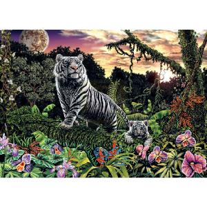 Ravensburger Look and Find White Tigers 1000 Piece Jigsaw Puzzle
