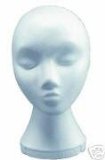 Polystyrene head / Mannequin/ wig Stand