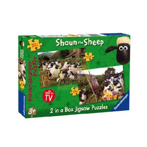 Shaun The Sheep 2 in a Box Jigsaw Puzzles