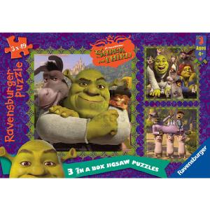 Ravensburger Shrek 3 3 x 49 Piece Jigsaw Puzzles