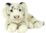 White Tiger Lying 30cm Cuddly - FRS 3W