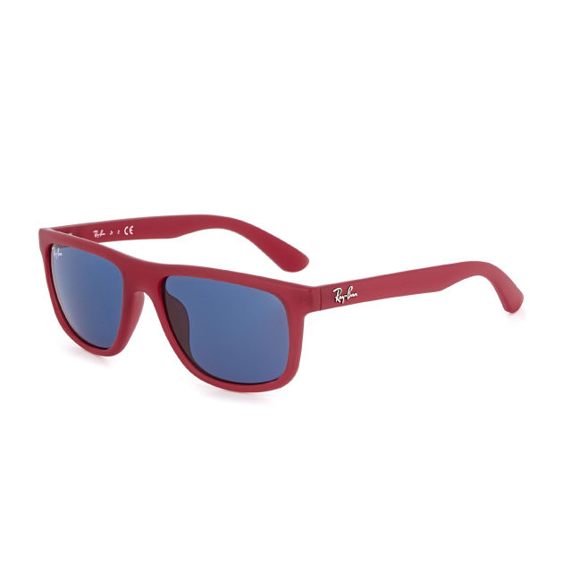 Ray-Ban Boys Ray-Ban Junior Square Sunglasses - Red/Blue