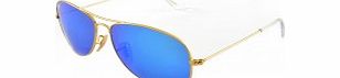 RayBan RB3362 59 Cockpit Matte Gold Blue 112-17