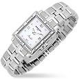 Parsifal - Ladies`Diamond Frame Mother of Pearl Date Watch