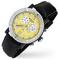 Raymond Weil Parsifal W1 - Yellow Stainless Steel and Leather Chronograph Watch