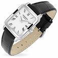 Tradition - Ladies`Classic Black Leather Dress Watch