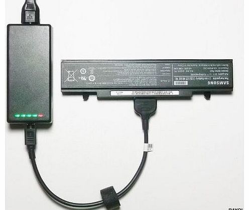 External (Standalone) Laptop Battery Charger for Samsung NP300E5A, NP300E5C, NP300E7A, NP305V3A, NP305V4A, NP305V4Z, NP305V5A, NP305V5Z, NP305V7A, NP355V4C, NP355V5C Series - Charges your battery outs