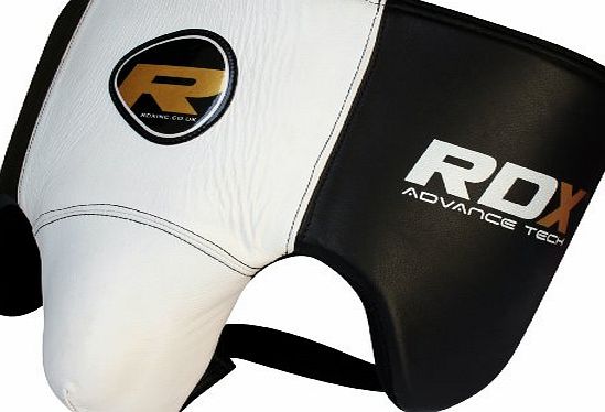 RDX Authentic RDX Cow Hide Leather No Foul Groin Guard Protector MMA Cup Boxing Abdo Muay Thai
