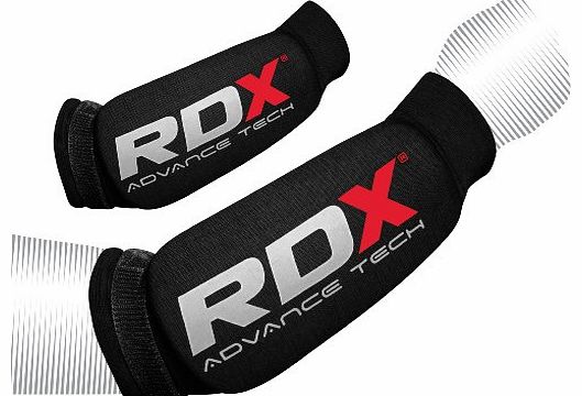 RDX Authentic RDX Forearm Arm Pad boxing MMA Guards Protection BLK, Medium