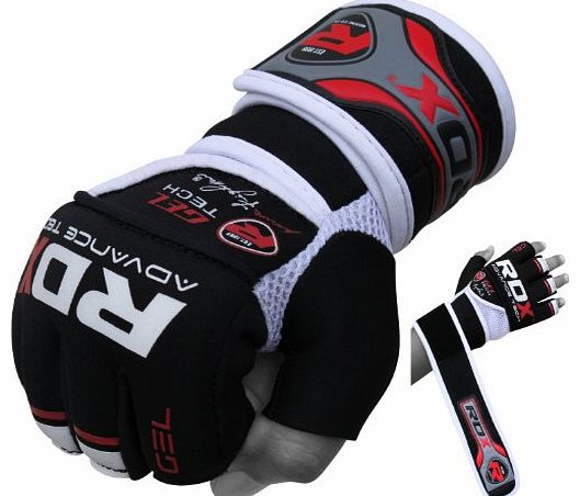 Authentic RDX GEL Wraps Grappling Gloves MMA,UFC,Boxing Mitts, Medium