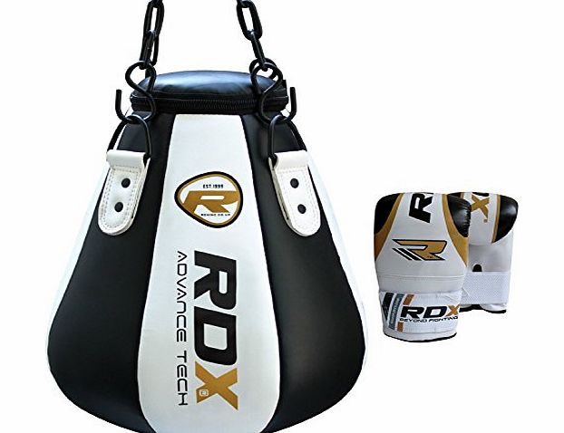 RDX Authentic RDX Maize Filled Heavy Punch bag Boxing Gloves Pear Kick MMA Pad Muay Thai Angle