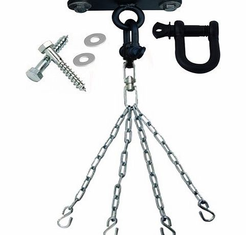 RDX Authentic RDX Punch Bag Ceiling Hook with Chains,Swivel,Steel Wall Bracket Boxing Mount 4S