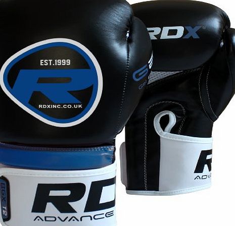 RDX Authentic RDX Rex Leather Boxing Gloves Fight Punch Bag MMA Muay Thai Grappling Pads UFC N