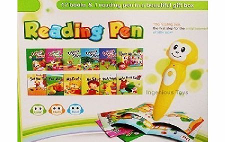 Reading Pen 12 Books for Interactive Learning with Reading Pen Teach Alphabet Objects Sentences