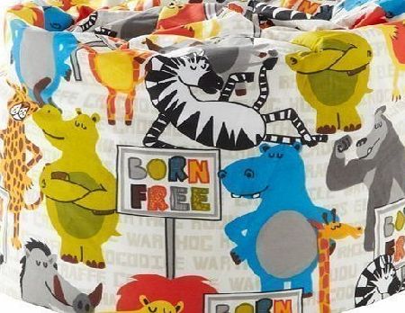 Ready Steady Bed Childrens Bean Bag Born Free Design Ready Filled