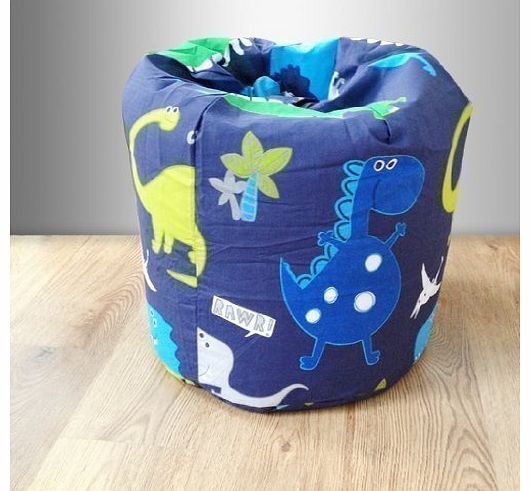 Ready Steady Bed Childrens Filled Bean Bag Dinosaurs In the Dark