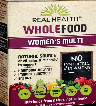 Real Health Wholefood Womens Multi 30 Capsules
