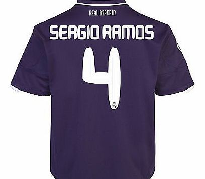 Real Madrid 3rd Shirt Adidas 2010-11 Real Madrid 3rd Shirt (Sergio Ramos 4)