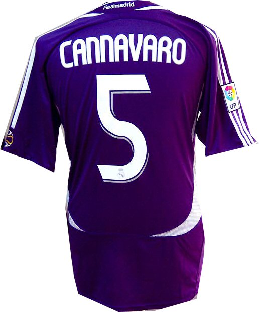 Adidas 06-07 Real Madrid 3rd (Cannavaro 5)