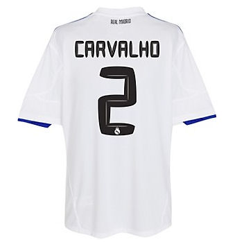 Adidas 2010-11 Real Madrid Home Shirt (Carvalho 2)
