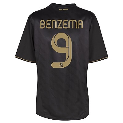 Adidas 2011-12 Real Madrid Away Shirt (Benzema 9)