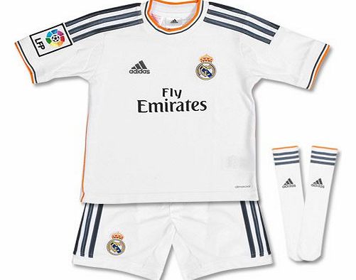 REAL MADRID Home 2013/2014 Junior Football Mini Kit, Age 5