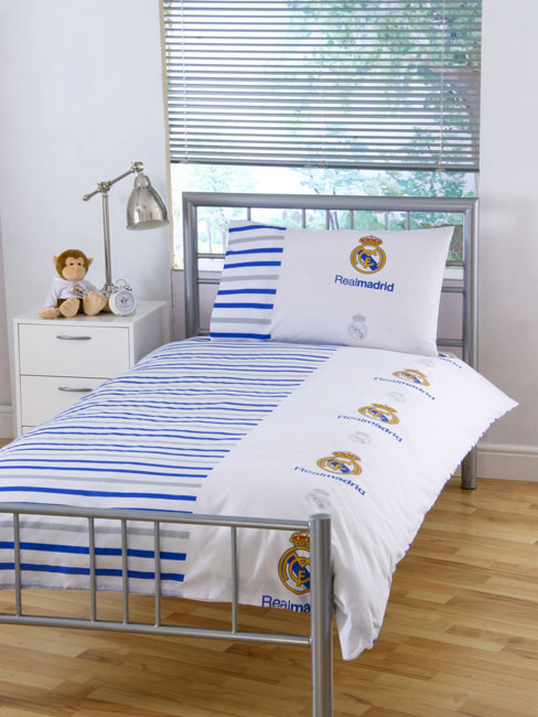 Real Madrid FC Single Duvet Cover and Pillowcase