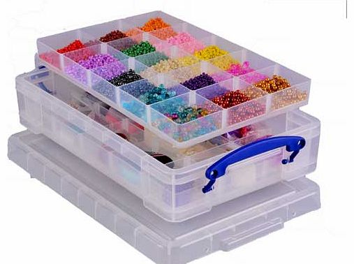 Really Useful Products 4 Litre Box with 2 x Hobby Trays