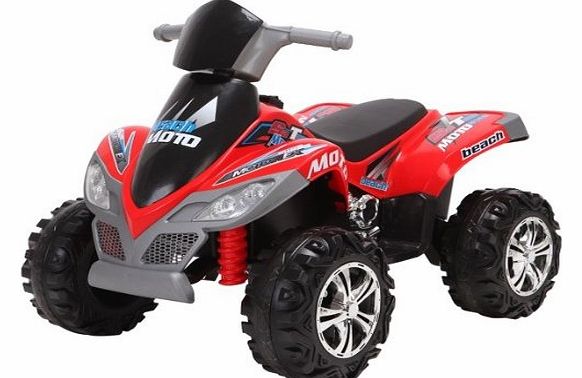 Rebo Raptor 12V Quad Bike ATV With Parental Remote (Red)