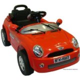 Rebo Red Mini Style Ride On Car