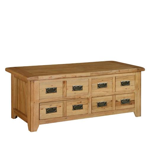Reclaimed Oak Furniture Range Reclaimed Oak Coffee Table With Drawers