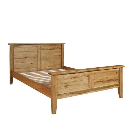 Reclaimed Oak Panel Bed Double 46