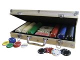 Tournament Poker Set in Aluminum Case - 300 Dual-Toned 7.2g Poker Chips