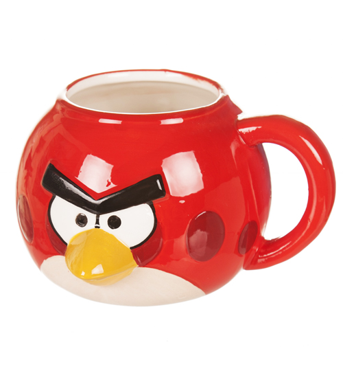 Red 3D Angry Birds Mug