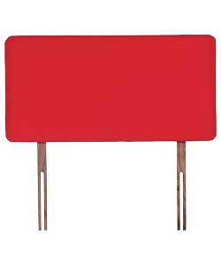 Red Cotton Single Headboard