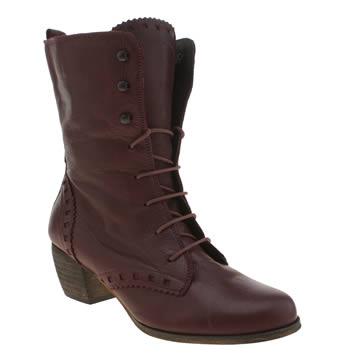 Red Or Dead Burgundy Harriet Hope Boots