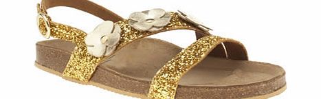 Gold Secret Garden Sandals