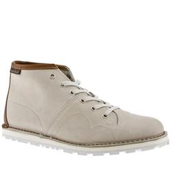 Red Or Dead Male Monkey Boot Suede Upper Casual Boots in Stone