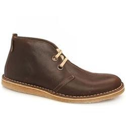 Male Mr Briggs Dezzie Boot Leather Upper Lace up in Tan