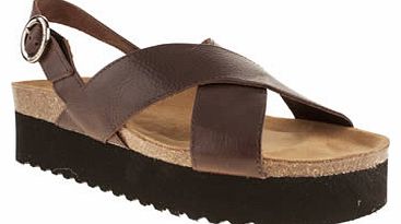 Red Or Dead womens red or dead brown zimmer sandals
