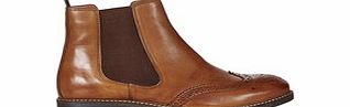 Boyne tan leather Chelsea boots
