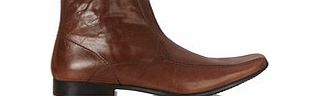 Red Tape Roeburn brown leather ankle boots