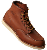 Red Wing Moc Toe Tan 875 Boots