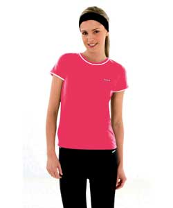 Candy Pink Crew Neck Top - Large