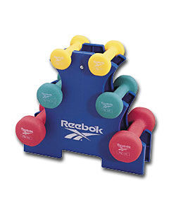 Reebok Dumbell Set with Stand