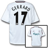 Liverpool Third Shirt 2003/05 - with Gerrard 17 Printing.