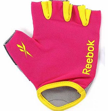 Reebok Magenta Fitness Gloves - Small